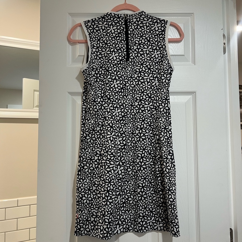 Kinona Black and White Floral Mini Dress